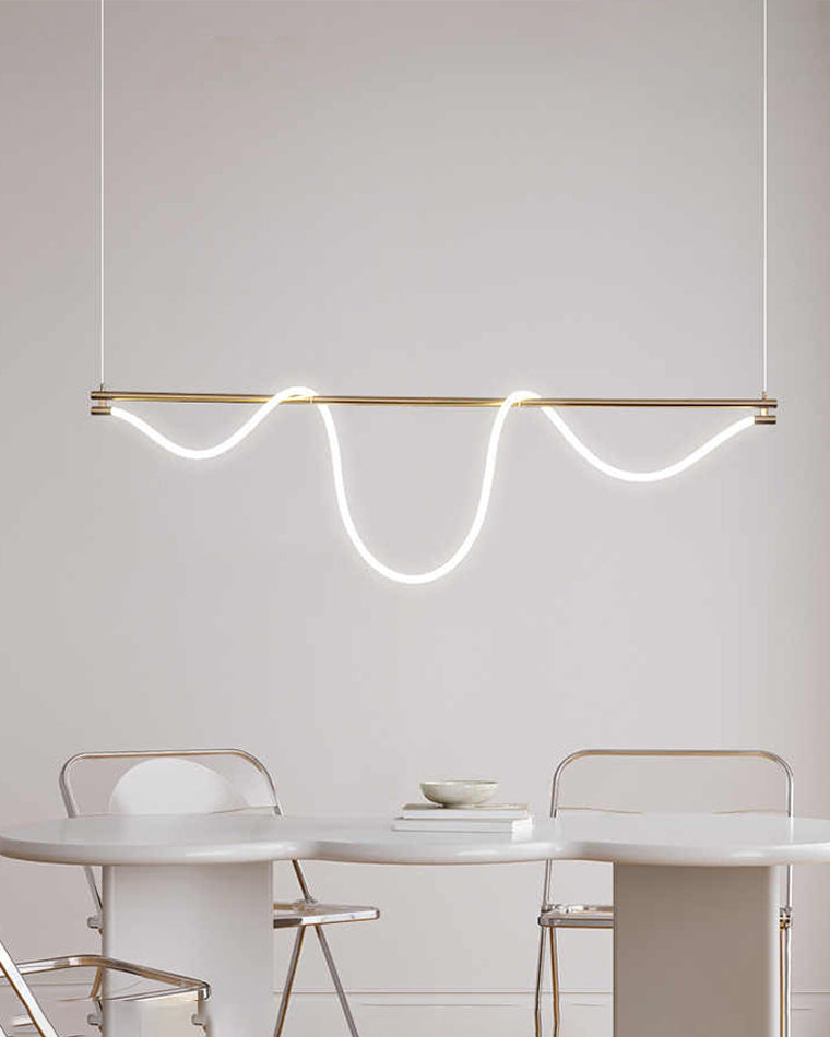 Lámpara de araña lineal LED WOMO Rope - WM2742