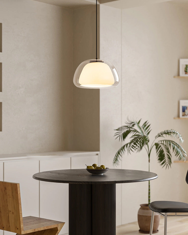 Lámpara colgante de cúpula de cristal WOMO-WM2537