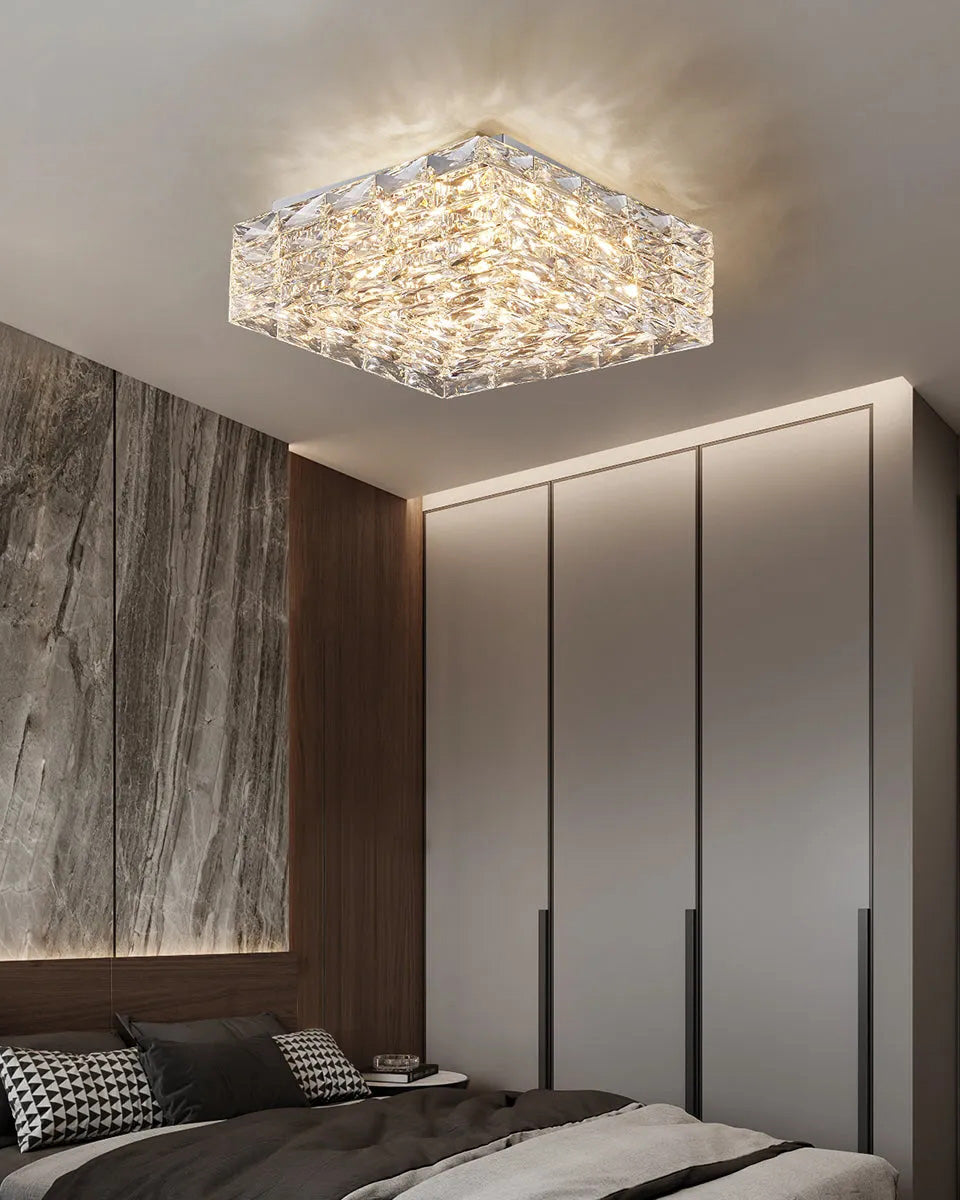 WOMO-WM1130 Square Recessed Glass Ceiling Lamp