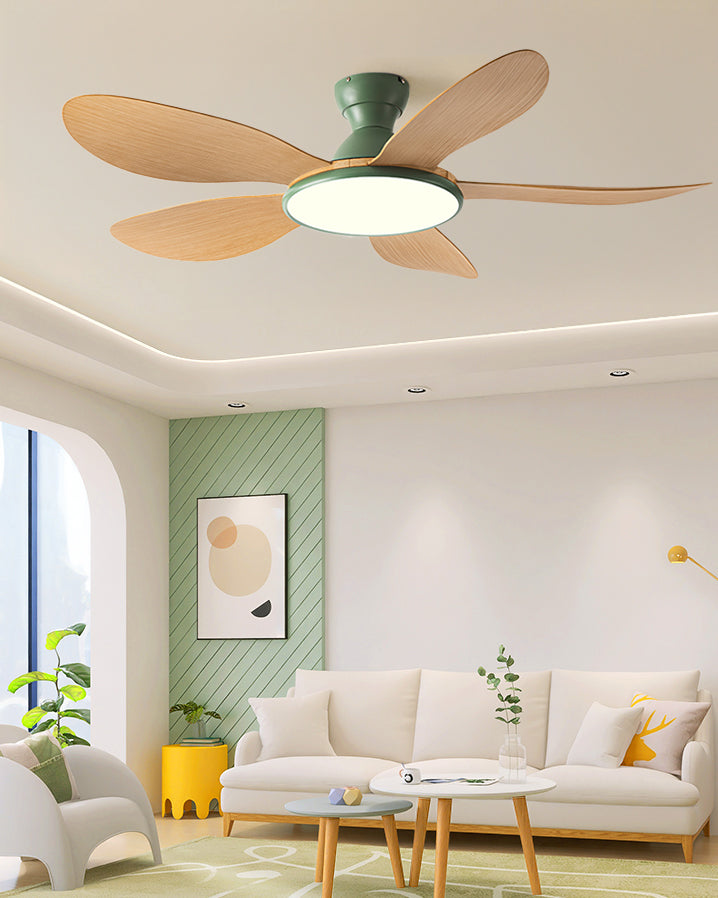 Ventilador de techo WOMO de perfil bajo con luz brillante - WM5153