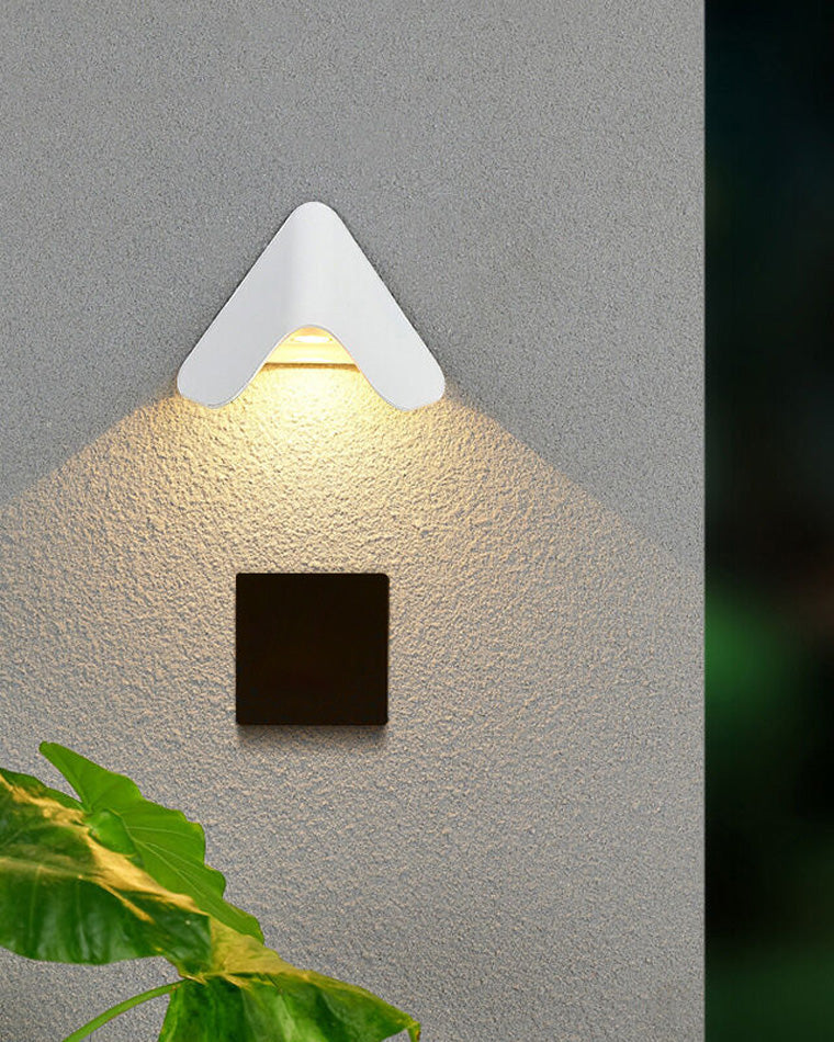 WOMO Aplique de pared triangular para exterior - WM9059
