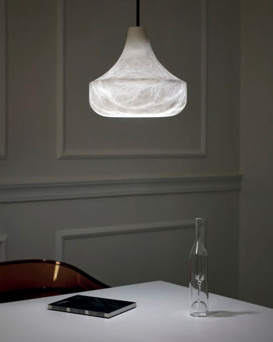 Lámpara colgante WOMO Cone Alabaster-WM2905