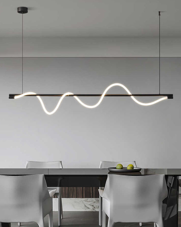 Lámpara de araña lineal LED WOMO Rope - WM2742