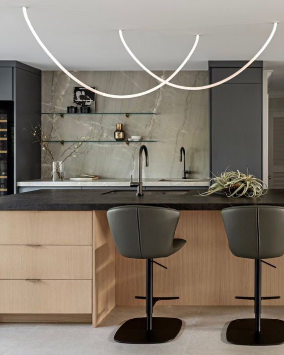 WOMO LED Pendant Lights with Rope - WM2312