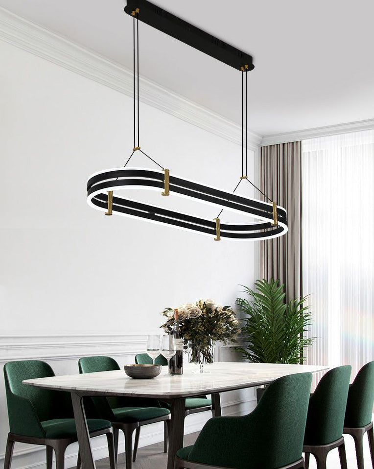 WOMO Stepped Black Rings Pendant Lights-WM2172