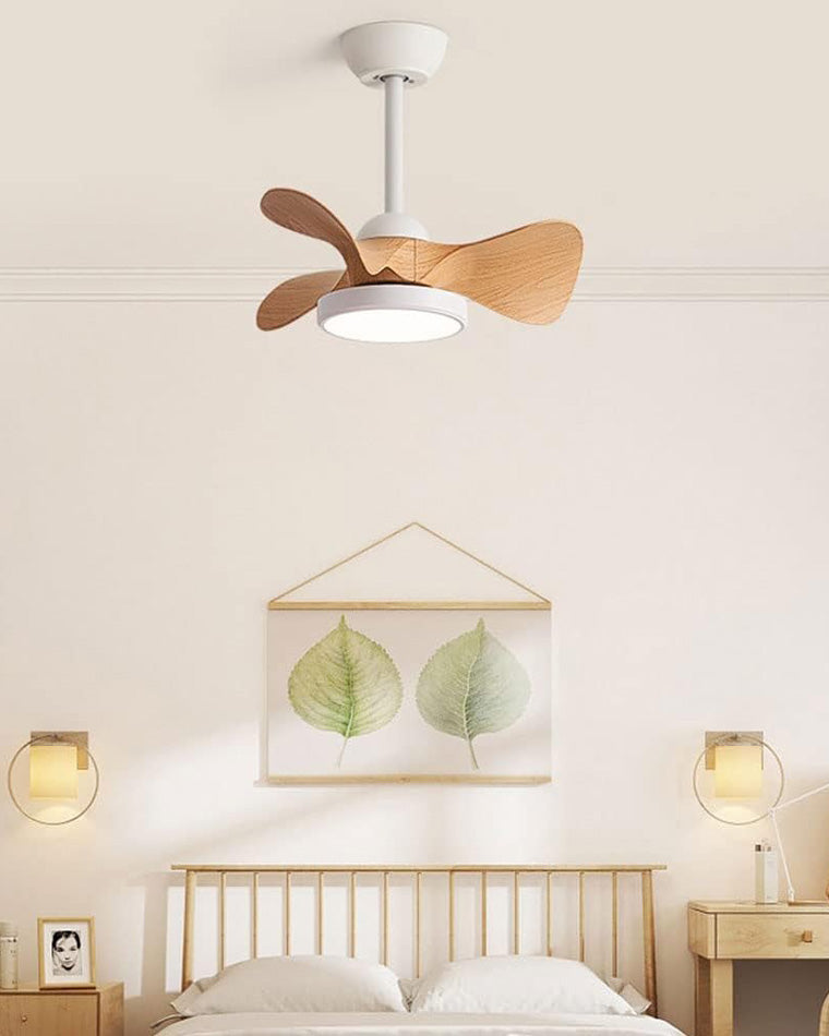 WOMO Ventiladores de techo con luz Pequeña - WM5093