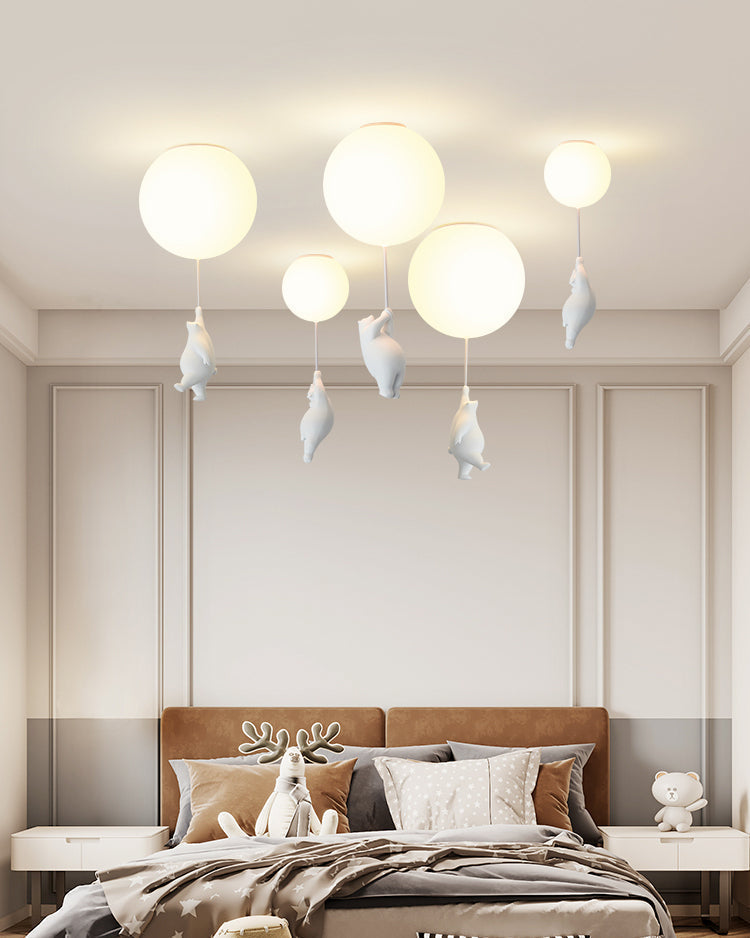 WOMO Bear Globe Ceiling Lamp - WM1123