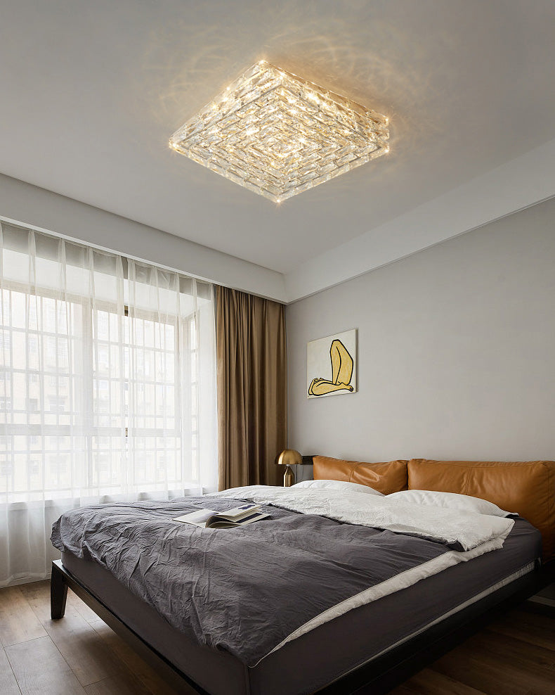 WOMO-WM1130 Square Recessed Glass Ceiling Lamp