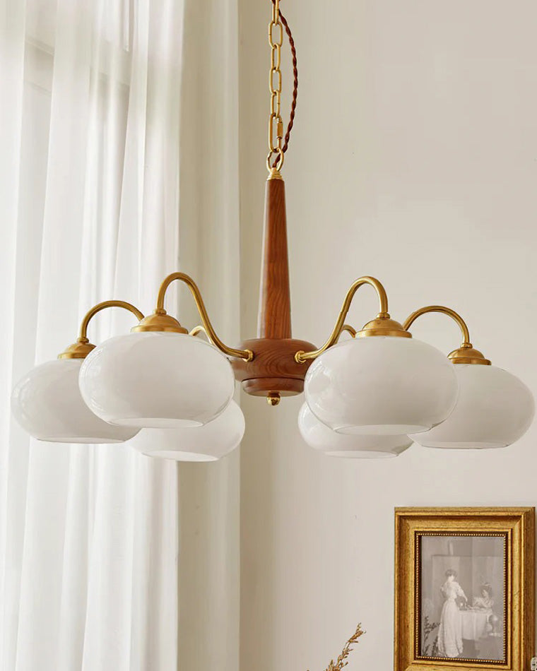 WOMO Milky Glass Retro Pendant Lights - WM2303