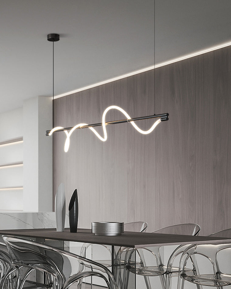 Lámpara de araña lineal LED WOMO Rope - WM2756