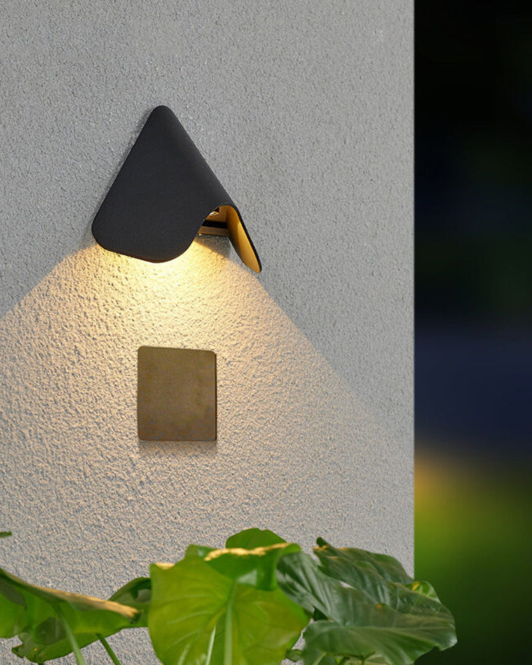 WOMO Aplique de pared triangular para exterior - WM9059