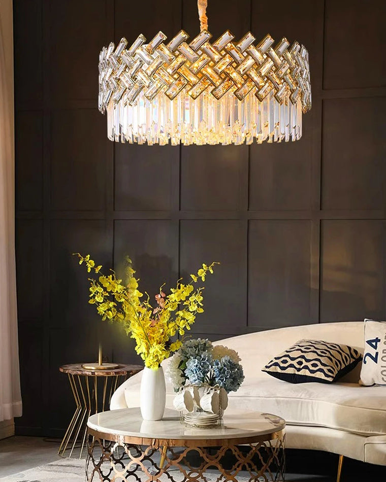 WOMO Hanging Lamps Round Crystal Shield-WM2190