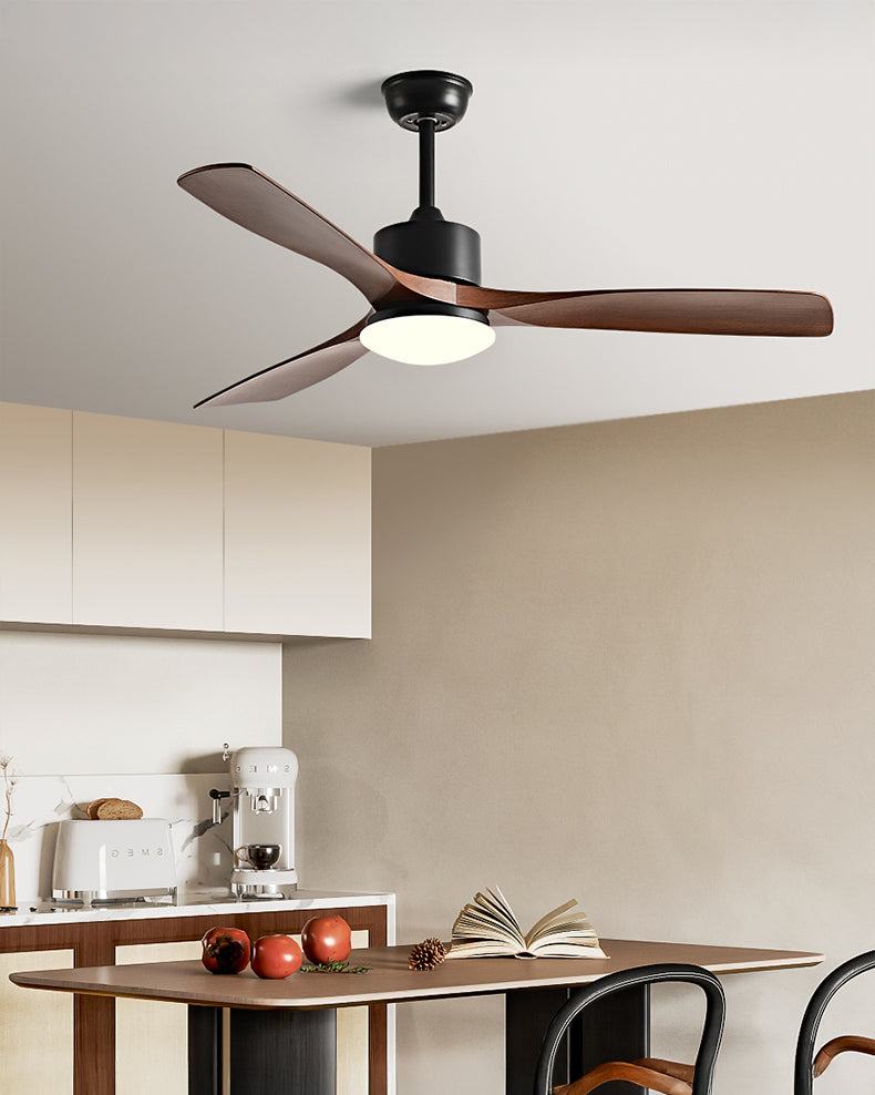 WOMO Ventiladores de techo con luz con 3 Aspas - WM5178