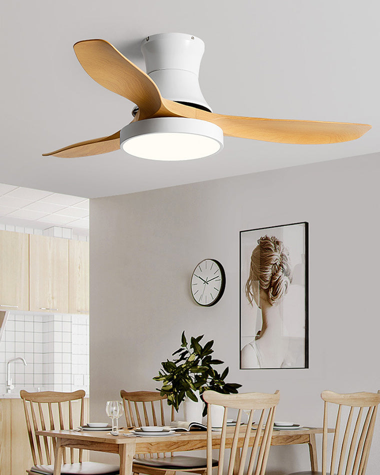 WOMO Ventiladores de techo con luz Empotrada - WM5128