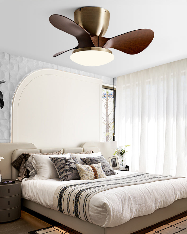 Ventilador de techo pequeño WOMO de 24 pulgadas con luz y perfil bajo - WM5159
