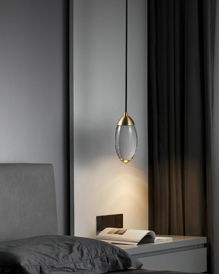 Lámpara colgante WOMO Crystal Raindrop-WM2732