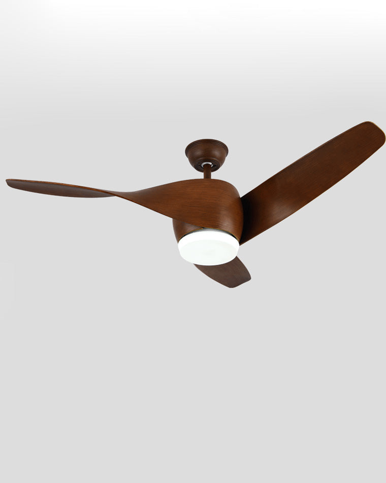WOMO Ventiladores de techo con luz con Hélice - WM5015