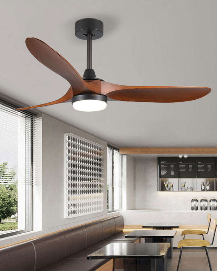 WOMO Ventiladores de techo con luz Grande con Hélice - WM5041