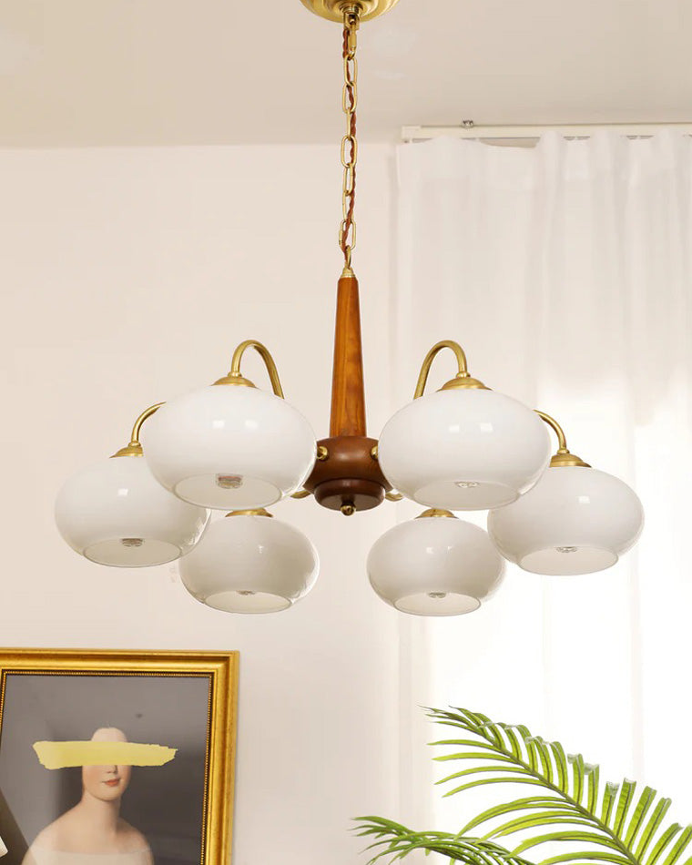 WOMO Milky Glass Retro Pendant Lights - WM2303