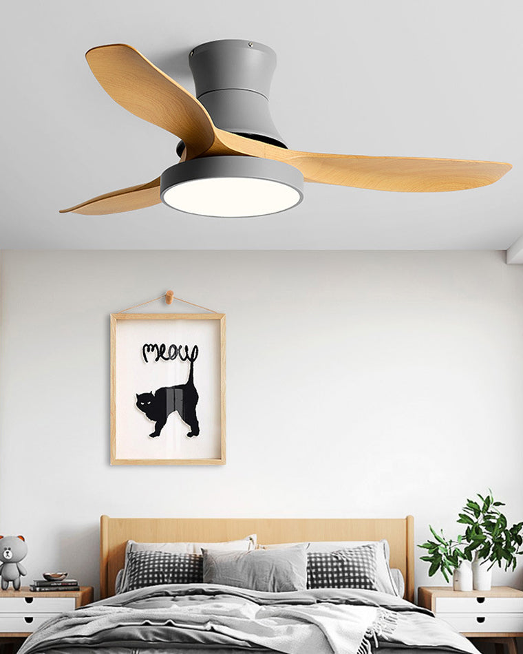 WOMO Ventiladores de techo con luz Empotrada - WM5128