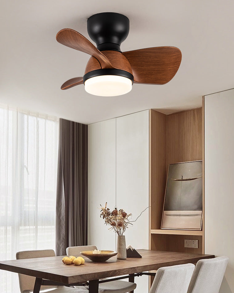WOMO Ventiladores de techo con luz Pequeña Empotrada - WM5114