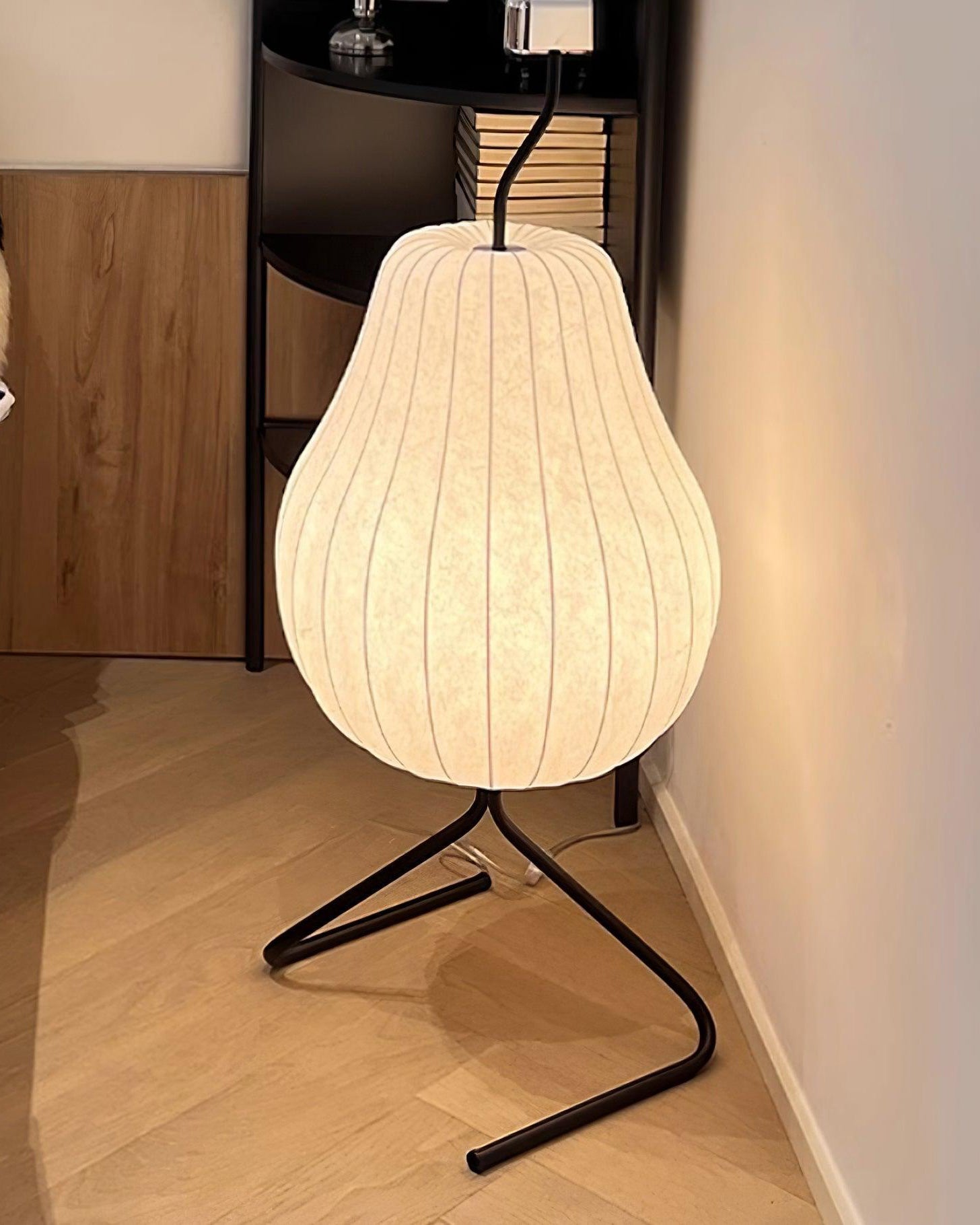 WOMO Pear Shaped Silk Floor Lamp - WM7126