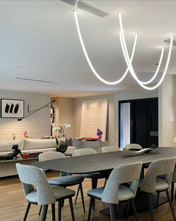 WOMO LED Pendant Lights with Rope - WM2312