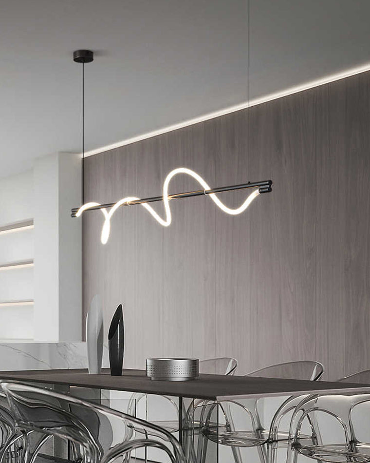 Lámpara de araña lineal LED WOMO Rope - WM2742