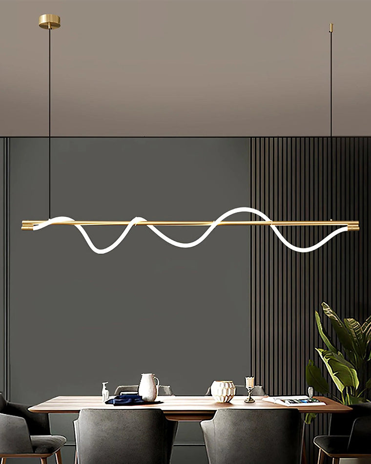 Lámpara de araña lineal LED WOMO Rope - WM2756