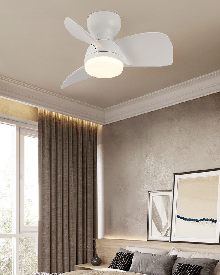 WOMO Ventiladores de techo con luz Pequeña Empotrada - WM5114