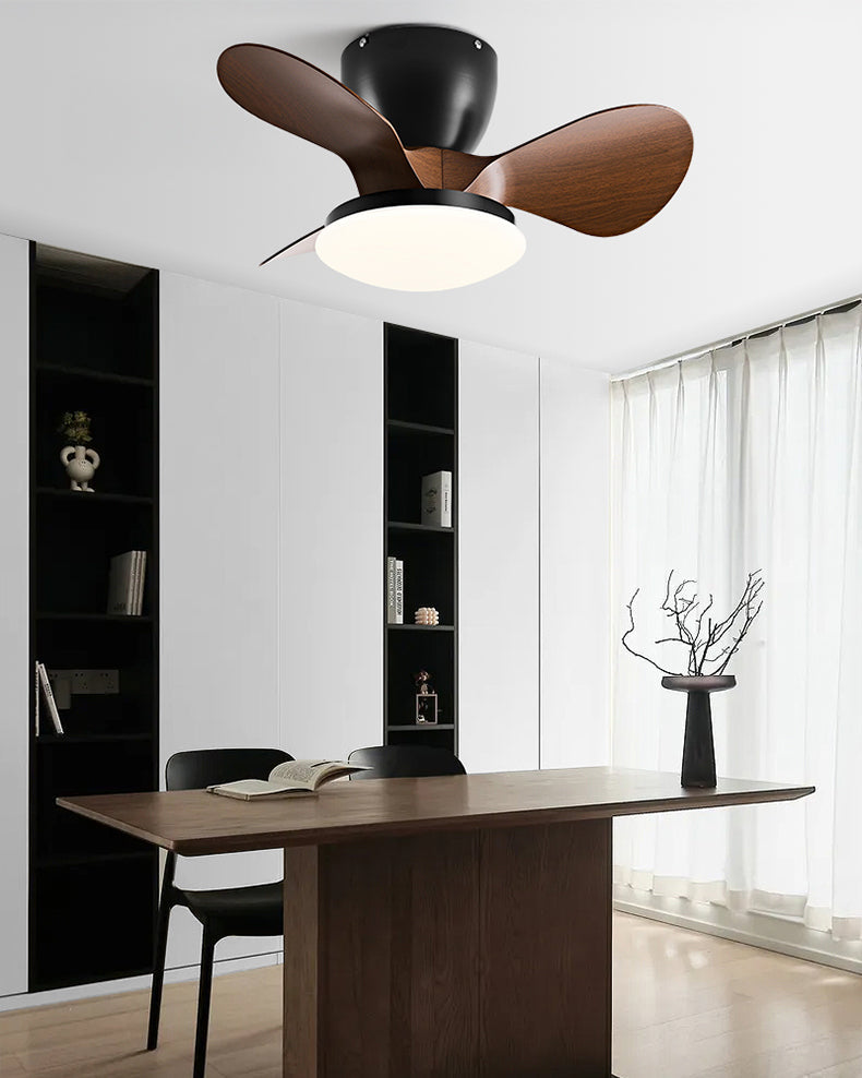 Ventilador de techo pequeño WOMO de 24 pulgadas con luz y perfil bajo - WM5159