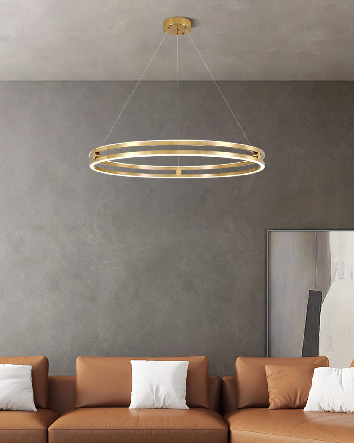 Lámpara de araña LED circular WOMO-WM2888