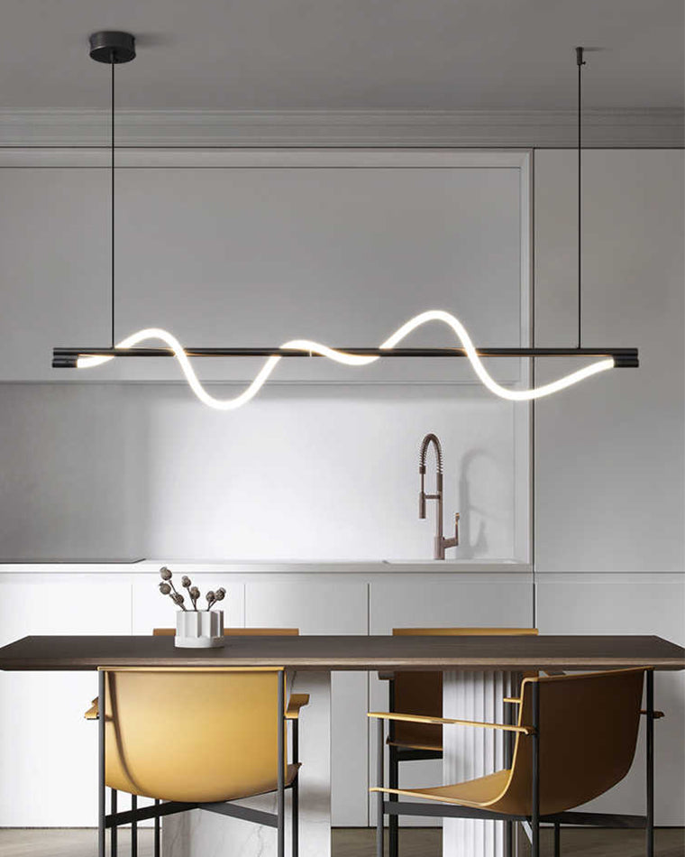 Lámpara de araña lineal LED WOMO Rope - WM2742