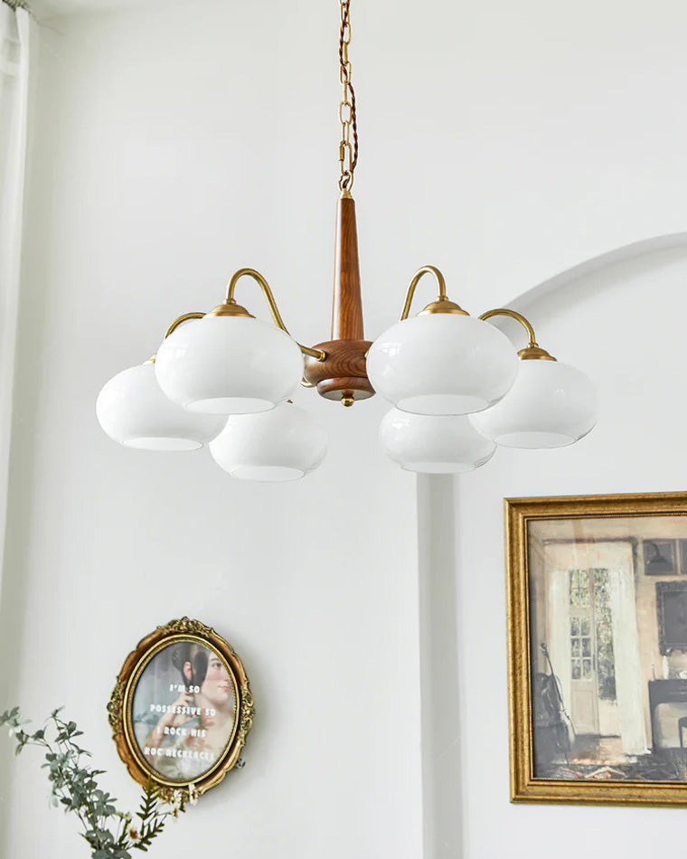 WOMO Milky Glass Retro Pendant Lights - WM2303