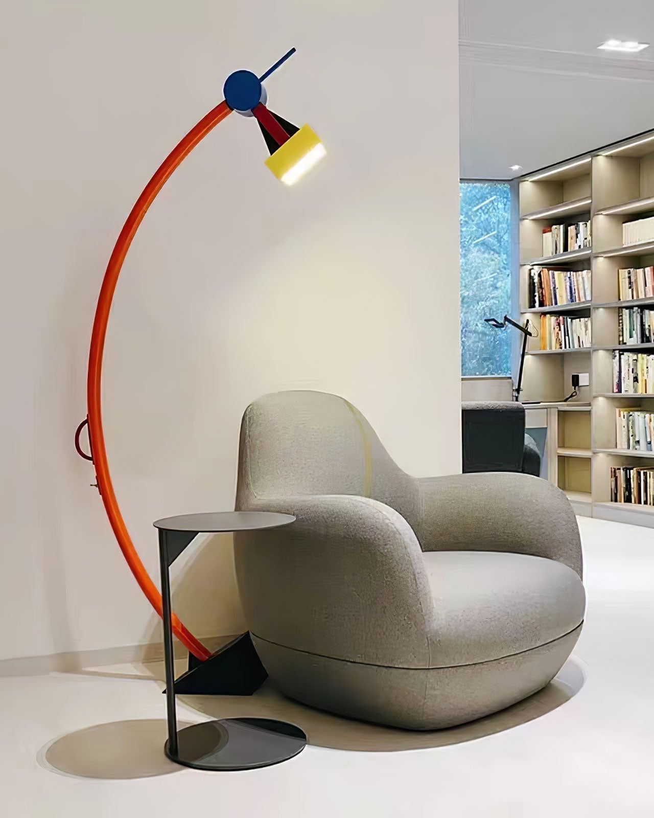 WOMO Lámpara de pie de arco multicolor - WM7104