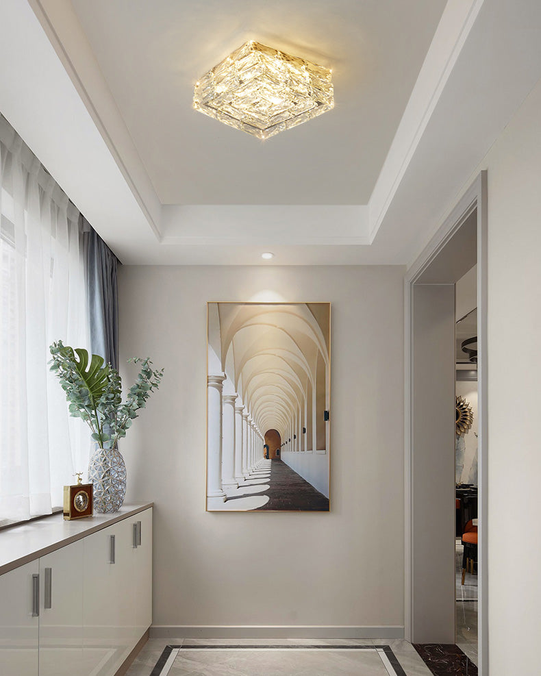 WOMO-WM1130 Square Recessed Glass Ceiling Lamp