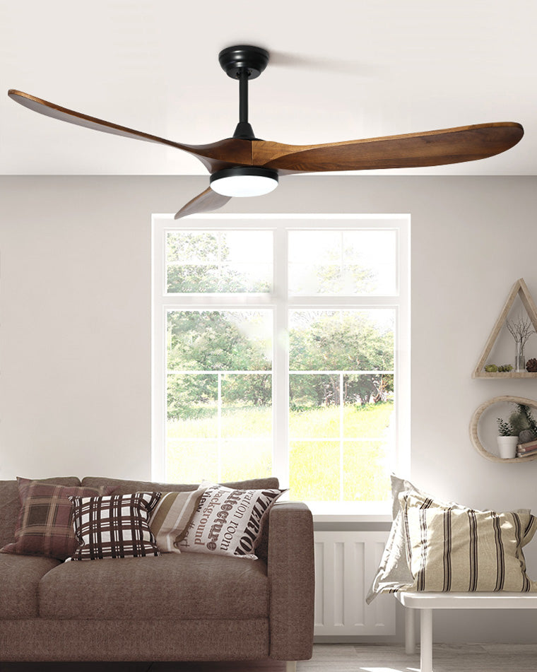 WOMO Ventiladores de techo con luz Grande con Hélice - WM5041