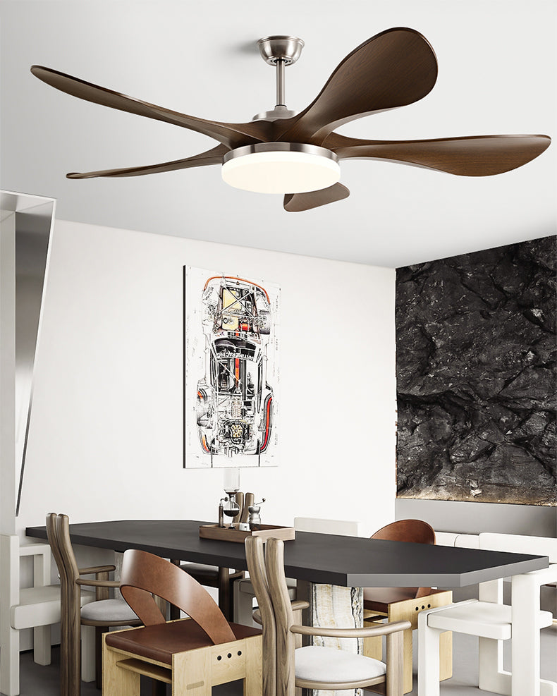 WOMO Mid Century Modern Ceiling Fans with Light - WM5173
