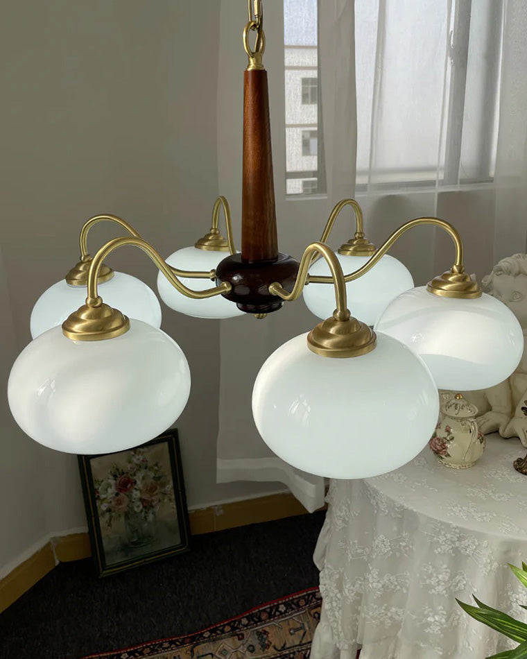 WOMO Milky Glass Retro Pendant Lights - WM2303