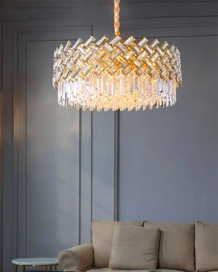WOMO Hanging Lamps Round Crystal Shield-WM2190
