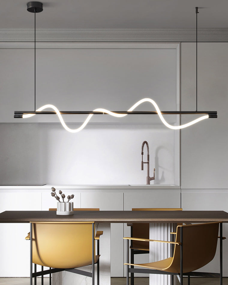 Lámpara de araña lineal LED WOMO Rope - WM2756