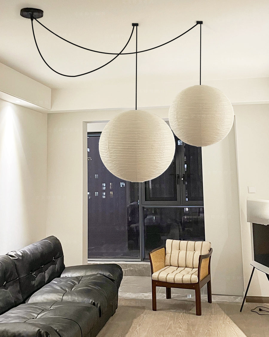 Lámpara colgante WOMO Globe Silk-WM2965