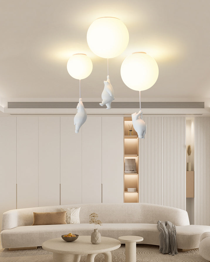 WOMO Bear Globe Ceiling Lamp - WM1123