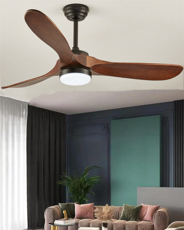 WOMO Ventiladores de techo con luz Grande con Hélice - WM5041