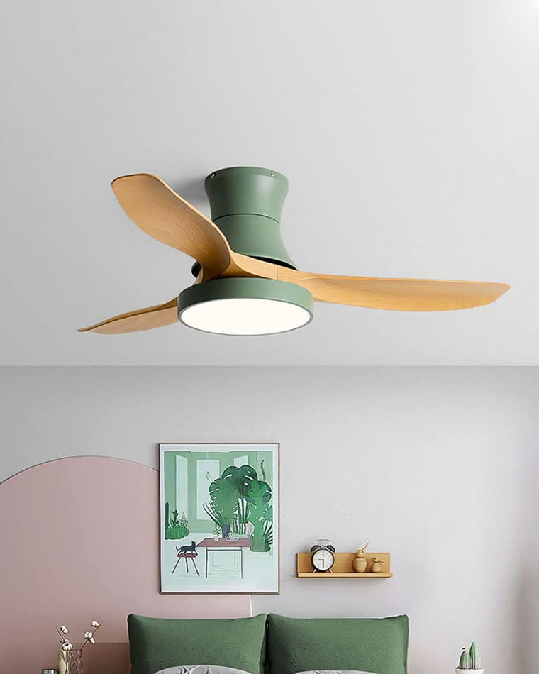 WOMO Ventiladores de techo con luz Empotrada - WM5128