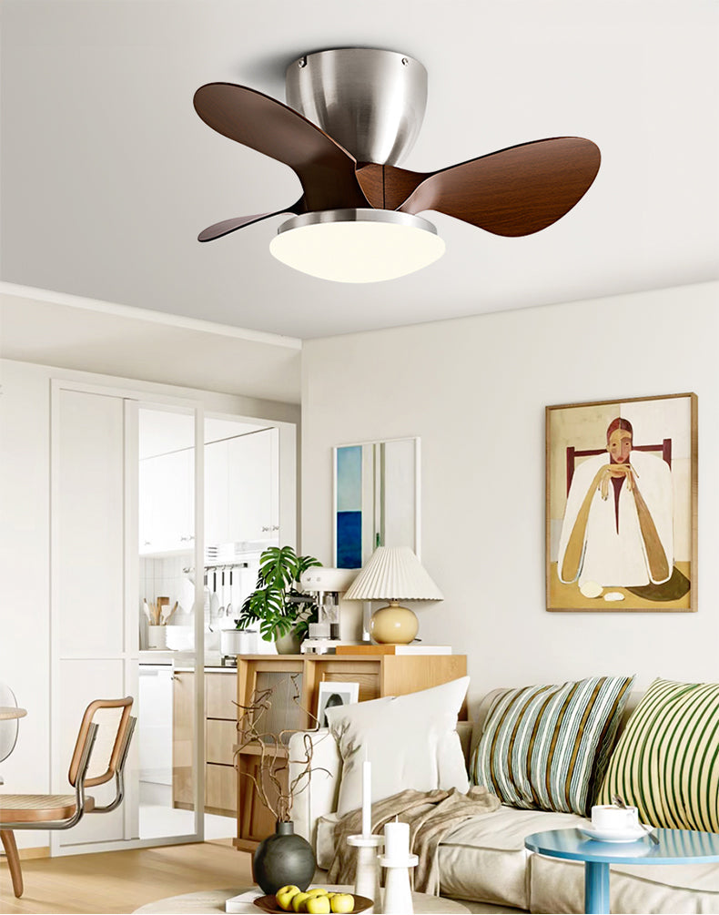 Ventilador de techo pequeño WOMO de 24 pulgadas con luz y perfil bajo - WM5159