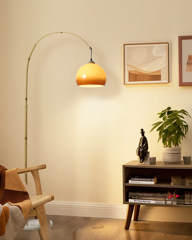 WOMO Arc Hanging Floor Lamp Bamboo - WM7133