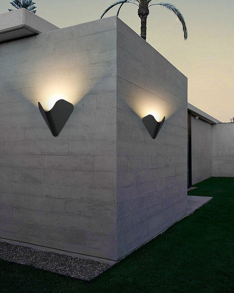WOMO Aplique de pared triangular para exterior - WM9059
