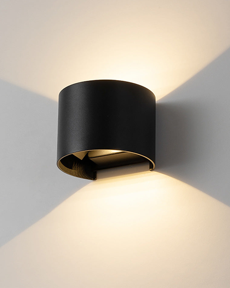 Lámpara de pared exterior WOMO con iluminación ascendente y descendente - WM9062