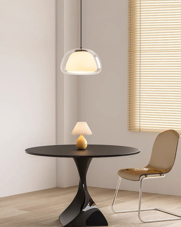 Lámpara colgante de cúpula de cristal WOMO-WM2537